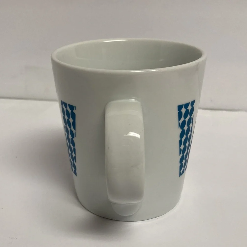 Crate&Barrel Monogram Letter W Coffee Mug